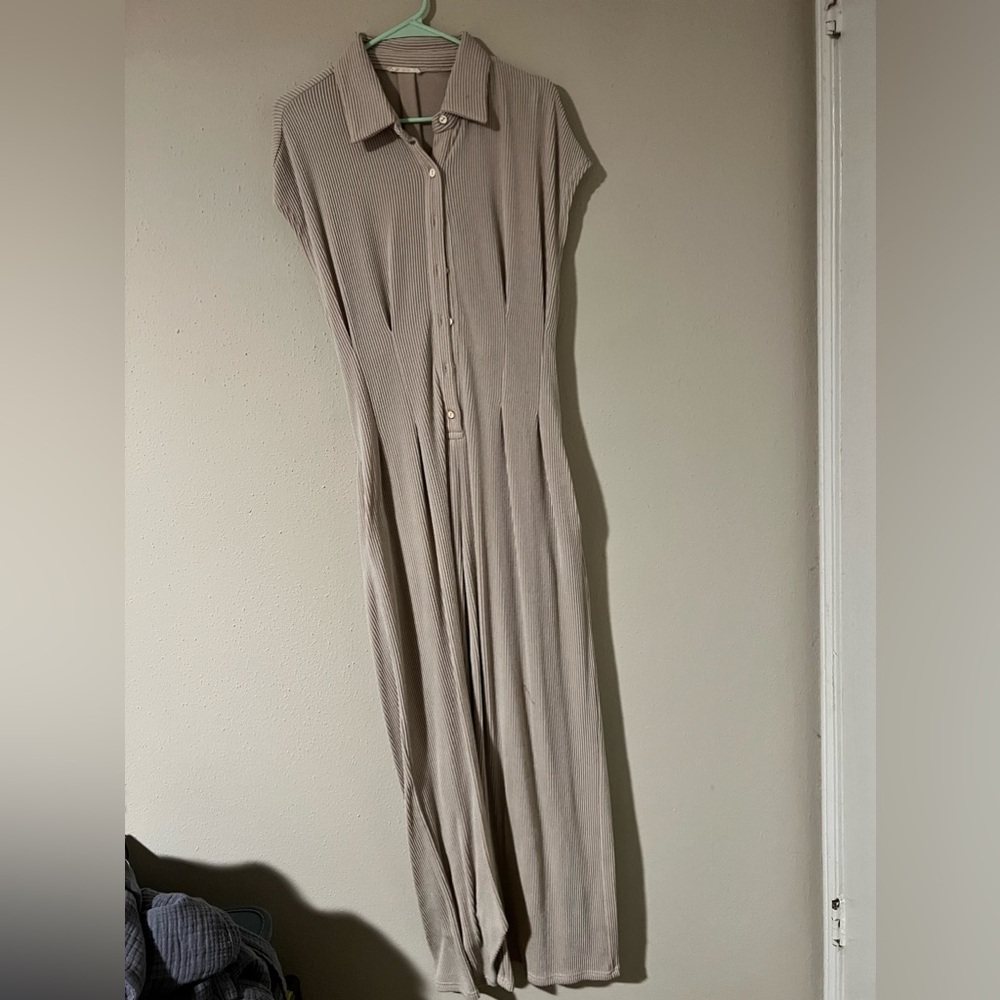 ✨SOLD✨ ILLA ILLA Taupe Jumpsuit ~ bought from Nomad Boutique